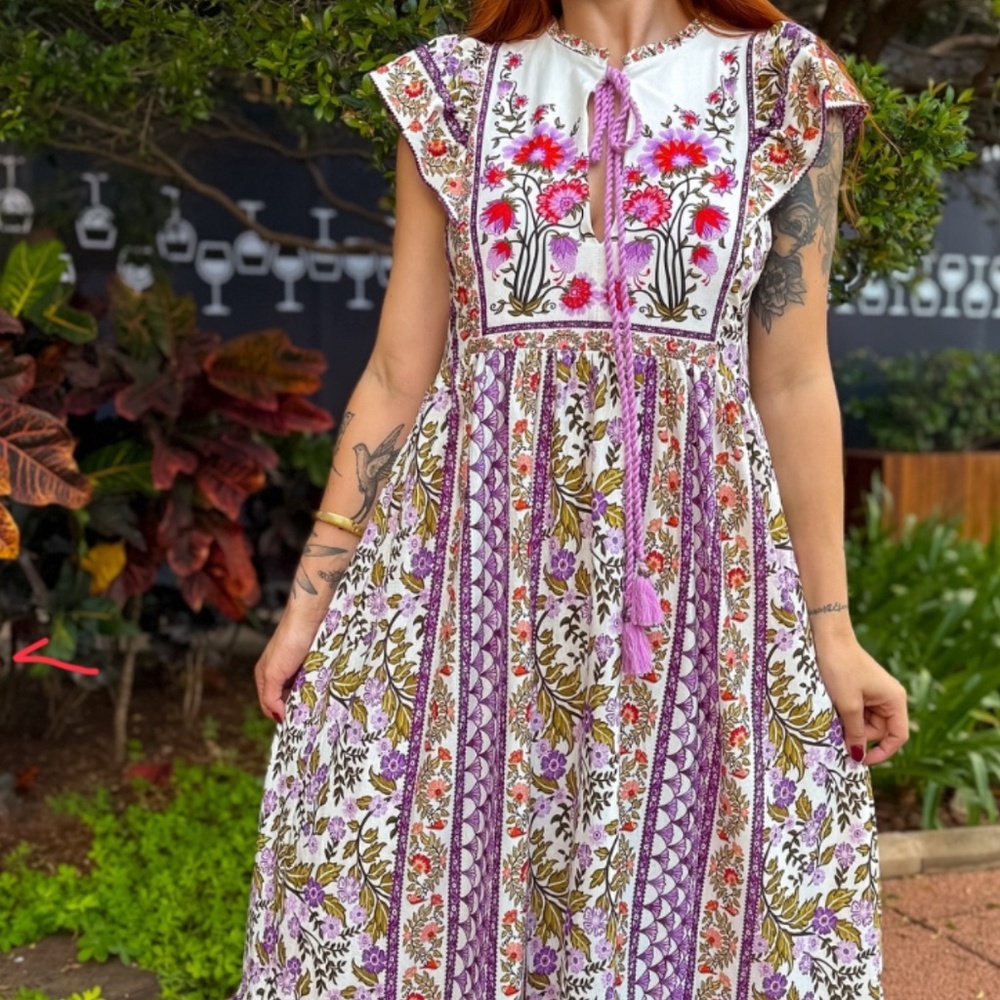 Farm Rio “Romantic Beauty” Tunic Dress – Size Large (G) ON SALE ONLY TODAY
